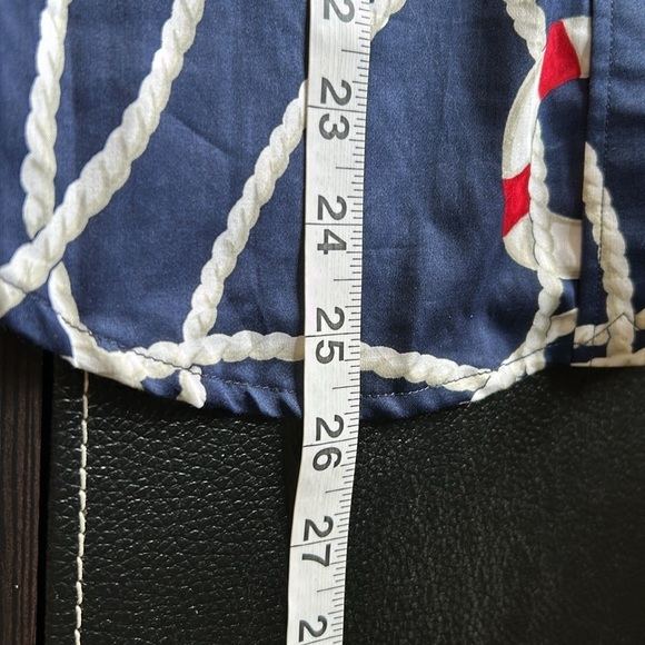 Lauren Ralph Lauren Nautical Anchor Sailing Blouse Button Down Shirt Top XS NEW - Picture 11 of 11